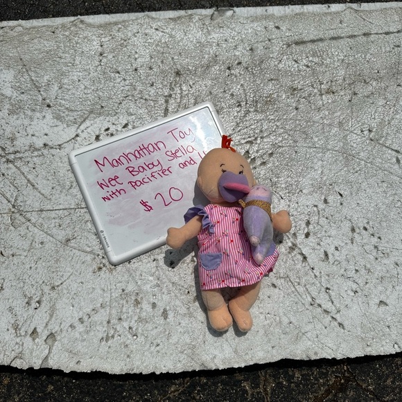 Wee Baby Stella Doll with Pacifier - Pink and Purple - Picture 1 of 1